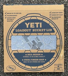 G - Bucket Lid - YETI LoadOut Transparent Hex-Design