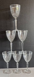 MT - Marquis by Waterford Sparkle Crystal Wine Glasses (Lot of 6)