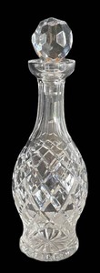 MT - Cut Diamond Patterned Crystal Decanter