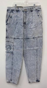 BM - Vintage Ocean League Acid-Wash Jeans - Size 36L