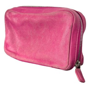 BD - Coach Legacy Pink Leather Zip Wallet