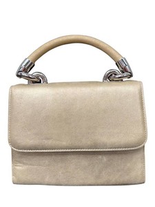 JL - DKNY Metallic Gold-Tone Handbag
