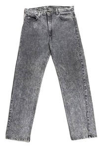 BM - Vintage Levis Gray Acid Wash Jeans - Size 3834