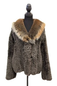 Fur Jacket - Paula Lishman Knit Fur Size Medium