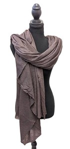 Scarf - Faliero Sarti Grey Wrap 40 X 94 in