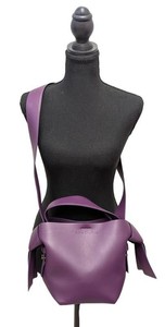 Designer Shoulder Bag - Acne Studios Purple Purse