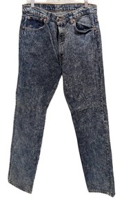 Vintage Acid Washed Levi Jeans - Levis 505 W36 L34