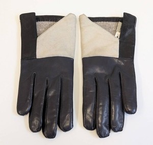Leather Gloves - Maison Fabre Size 6.5