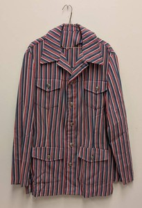 Vintage Mens Striped Nautical Jacket