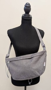 Canvas Crossbody Bag - Acre Gray Shoulder Bag