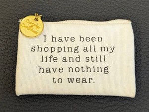 Coin Purse - Cupcakes and Cartwheels Zip Pouch 3 X 4.5 in