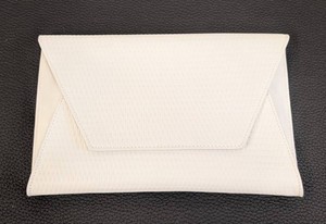 Leather Clutch - Flynn Textured Leather 11.5 X 7 in
