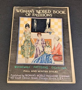 Antique Fashion Magazine - Womans World Book of Fashions 1923