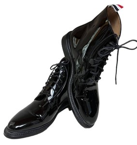 Boots - Thom Browne Patent Leather Ankle Boots EU 37.5