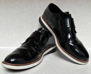 Monk Loafers - Cole Haan Grandevolution Black Patent Leather Size 7.5B