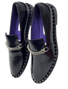 Loafers - Stella McCartney Chain Detail Patent Shoes Size 39