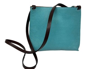 Crossbody Bag - Turquoise Textured Shoulder Bag