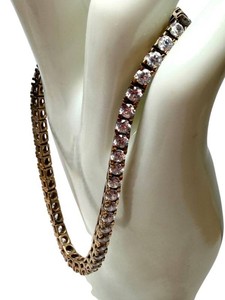 Sterling Silver Bracelet - Cubic Zirconia Tennis Bracelet 7.5in