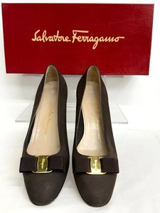 Womens Pumps - Vintage Salvatore Ferragamo Bow 8.5B 338WR