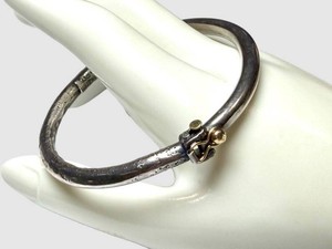 Sterling Silver Bracelet - SMS 925 18K Gold Accents