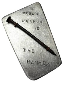 Wearable Art Brooch - JoAnna Poehlmann Hammer Design