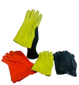 Leather Gloves - Maison Fabre & Malo Mixed Lot of 3 Pairs
