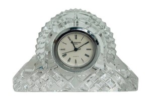Crystal Mantel Clock - Waterford Crystal Quartz Roman Numeral