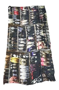 Fashion Scarf - Modal & Cashmere Graphic Print