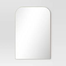 24 x 36 Infinity Mantle Mirror Brass - Threshold (6509)