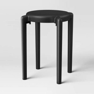 Recycled Plastic Dorm Side Table Black - Room Essentials