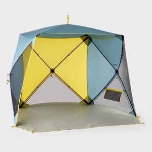 Beach Shelter Yellow - 4 Hub Shelter - Embark