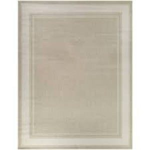 Birks Border Patio Area Rug Size 7 10 x 9 10 Beige (Store display)