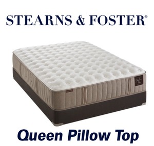 Stearns & Foster Estate Luxury Firm Queen Pillow Top Mattress MRSP 2,100.00 - No Reserve