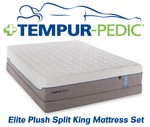 TempurPedic TEMPUR-Cloud Elite Ultra Plush Split King Mattress - MSRP $4,699.00 - No Reserve!