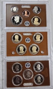 2013 U.S. Mint Proof Set  14-Coin San Francisco Set with Presidential Dollars, America the Beautiful Quarters & COA