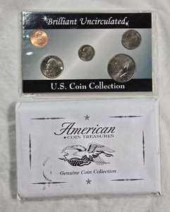 U.S. Coin Collection  9 Coins with 24KT Gold-Layered Bicentennial Set & Colorized Quarter