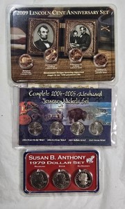 11-Coin U.S. Collector Lot  2009 Lincoln Cents, Westward Journey Nickels & 1979 Susan B. Anthony Dollars