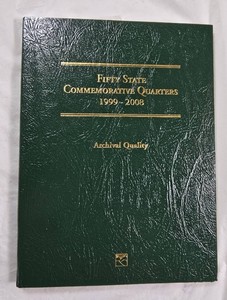 Complete 19992008 Fifty State Quarter Collection  50 States  2 Washington Quarters  Littleton Folder