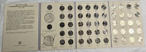 Complete 19992008 Fifty State Quarter Collection  52 Coins in Littleton Folder