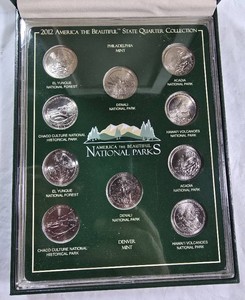 2011 U.S. Mint Proof Set  14 Coins, Presidential Dollars & 5 America the Beautiful Quarters