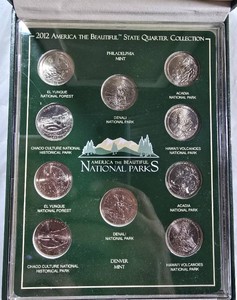 2007 U.S. Mint Proof Set  14 Coins with Presidential Dollars & 5 State Quarters  Original Box & COA
