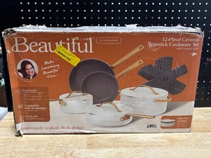 Beautiful 12 Piece Ceramic Cookware Set