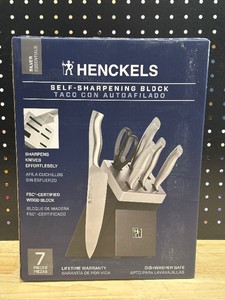 Henckels 7 Piece Knife Set with Self Sharpening Block