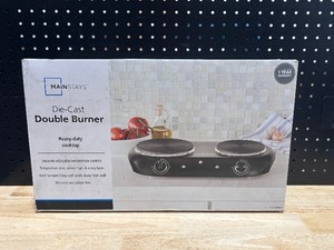 Mainstays Die-Cast Double Burner Cooktop