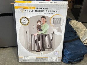 Bamboo Permanent Mount Safety Gate
