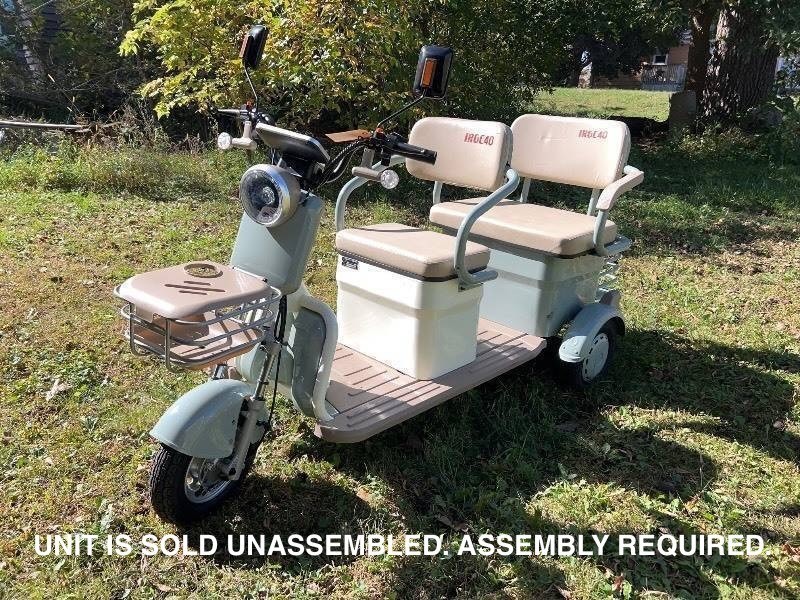 2026 SDLANCH Electric Tricycle Mini Golf Cart (IRGC40) - Green (optional assembly service available)