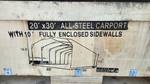 SDLANCH High End Carport 20 x 30 (SDLC2030)