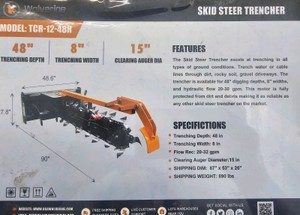 2026 - Unused - WOLVERINE - Trencher - TCR-12-48H