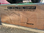 2026 - Unused - Color Steel Garage - MFGSTAR - MSC2030F