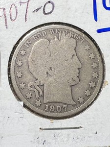 1907-O US BARBER HALF DOLLAR